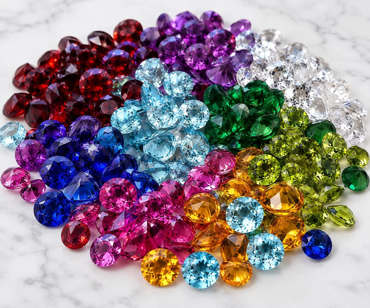 AAA One Quality Cubic Zirconia CZ Gemstone loose for Metal Clay PMC and prong setting
