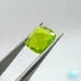 AAA Green Peridot Gemstone: Faceted Cushion Cut, Jewelry Making