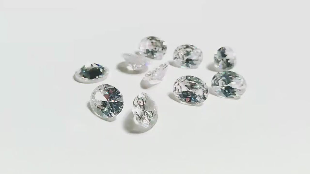 Cubic Zirconia AAA Quality Cubic Zirconia Oval Shape White Color CZ Loose Stones (2x4mm - 15x20mm) Cubic Zirconia
