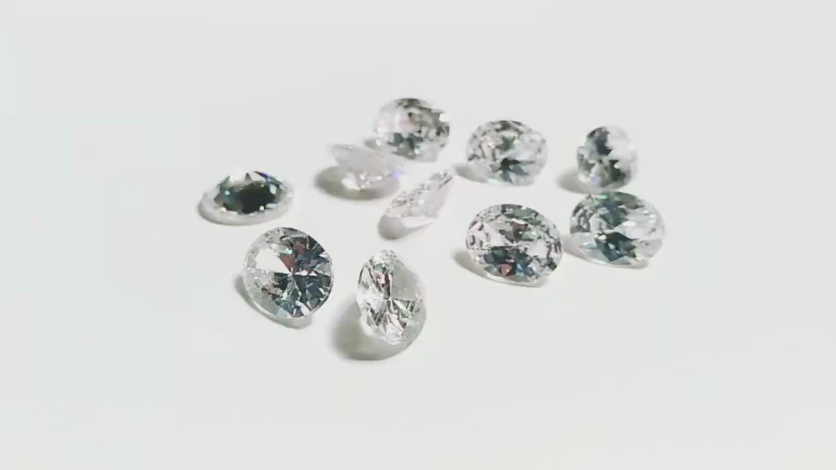 Cubic Zirconia AAA Quality Cubic Zirconia Oval Shape White Color CZ Loose Stones (2x4mm - 15x20mm) Cubic Zirconia