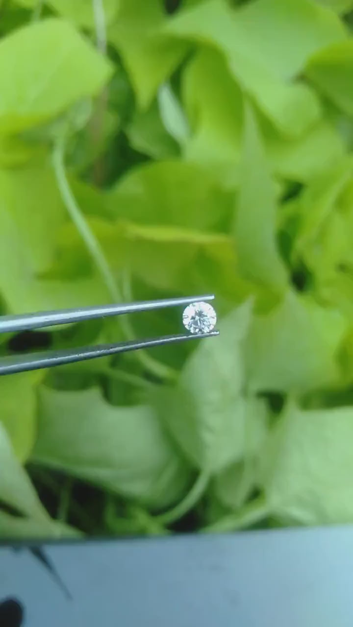 White Moissanite Diamond Certified Loose stones Round Cut Stones VVS1 Faceted Moissanite Diamond For Jewelry Making