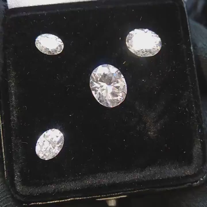 Moissanite Diamond Certified Loose stone White Moissanite Oval Cut Stone VVS1 Faceted Moissanite For Jewelry Making 2x3mm to 10x14mm